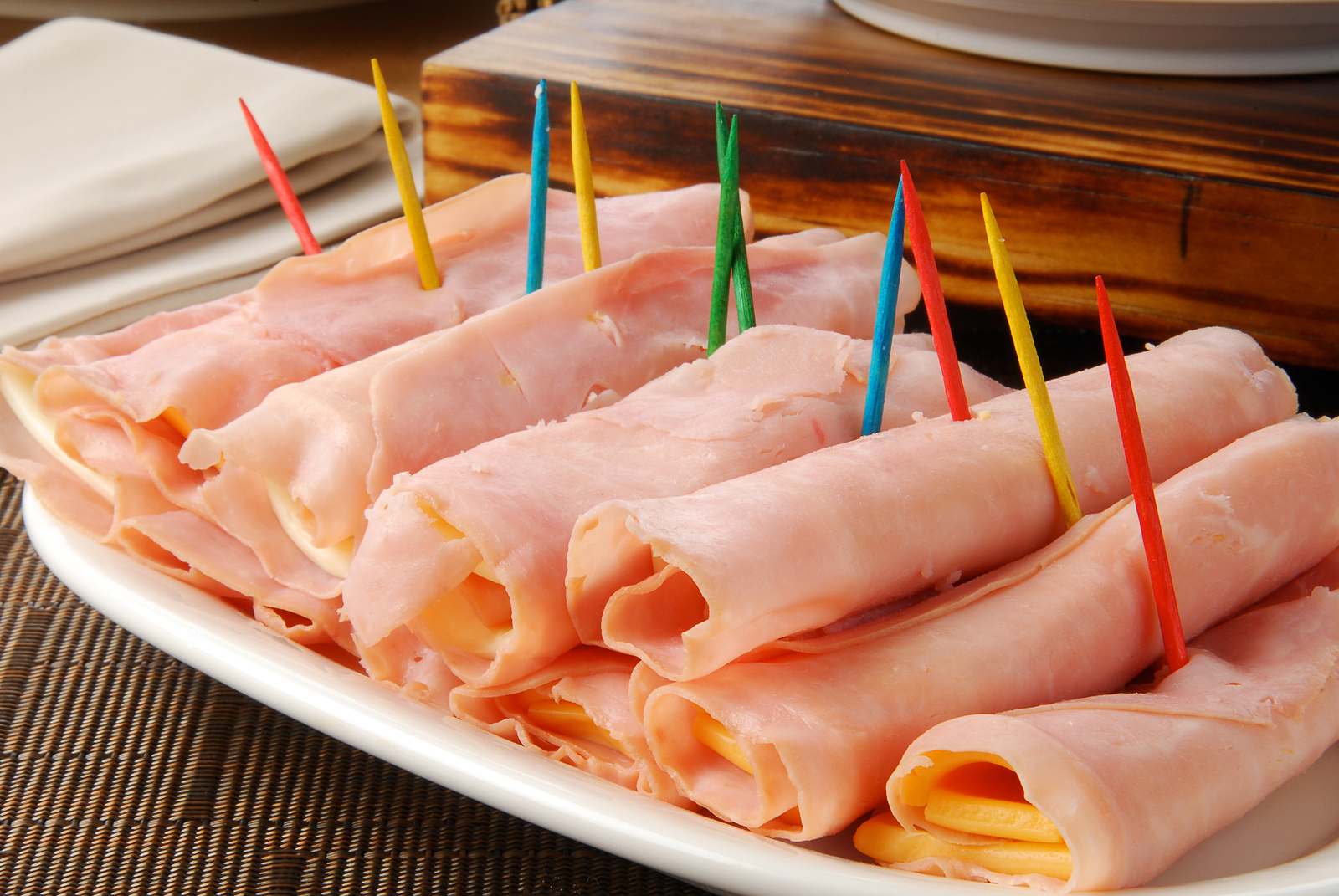 ham and cheese rollups